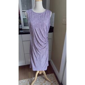 Brooks Brothers Womens Sleeveless Ruched Sheath Dress Print Size Medium